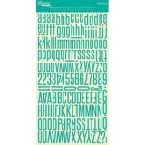Alphabean Blueberry Teal - Cardstock Sticker